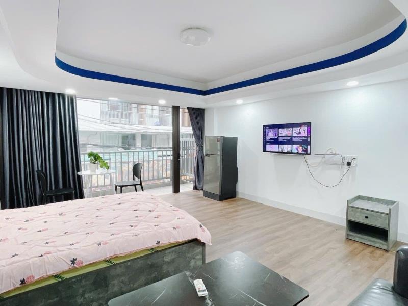 Cho thuê căn hộ 40m² có ban công, full nội thất, máy giặt riêng - gần ngã tư phú nhuận, giáp quận 1 - Ảnh 2