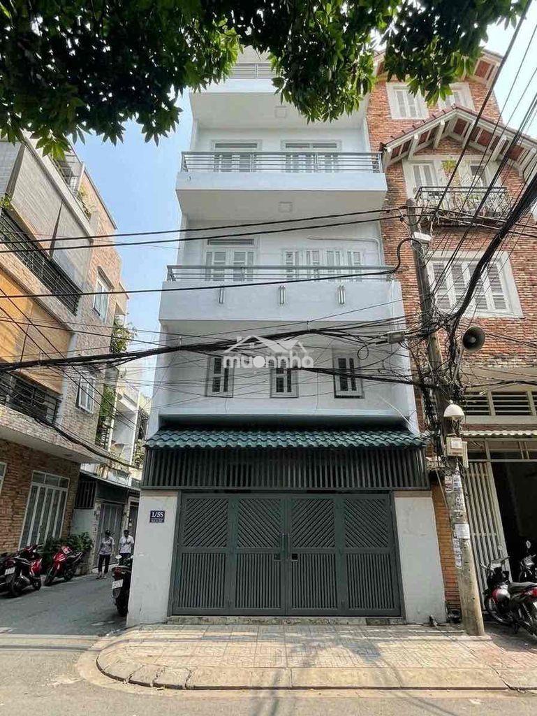 Cho thuê nhà nguyên căn - 4 phòng - hẻm ô tô gần bờ kè