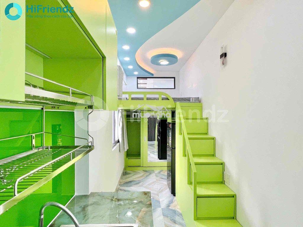 Căn hộ mini full nội thất mới máy giặt riêng thang máy kế cầu chữ y - Ảnh 2