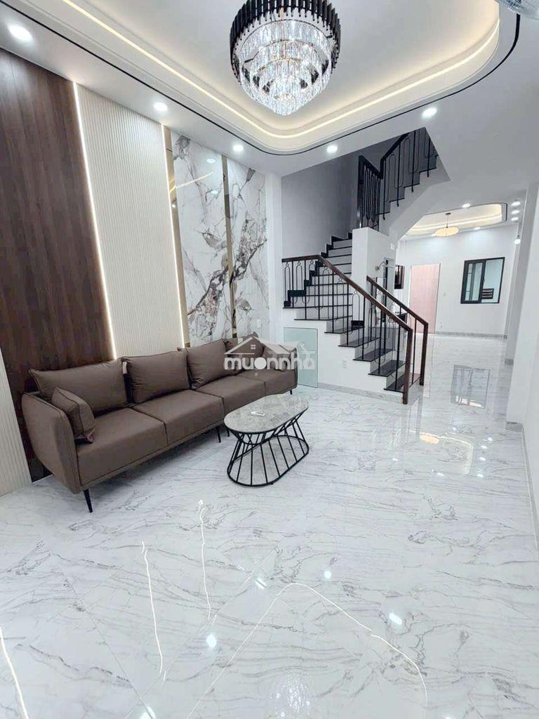 Nhà đẹp mới xây 4 tầng ô tô đổ cửa đường âu dương lân p2,q8 - Ảnh 2