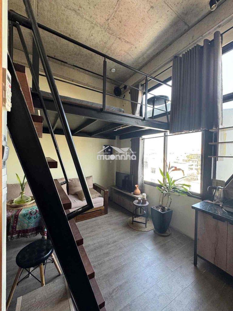 Cho thuê căn hộ duplex tone gỗ cực chill ngay trung tâm bình thạnh