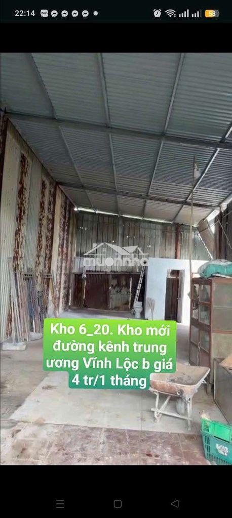 Kho cho thuê 6*22 đường kênh trung ương vĩnh lộc b bình chánh tphcm - Ảnh 2