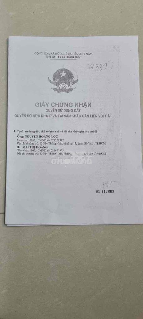 🏠 Chính chủ cần bán nhà – phường thông tây hội, gò vấp - Ảnh 2