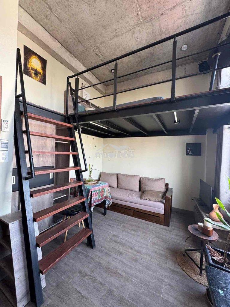 Cho thuê căn hộ duplex tone gỗ cực chill ngay trung tâm bình thạnh - Ảnh 4